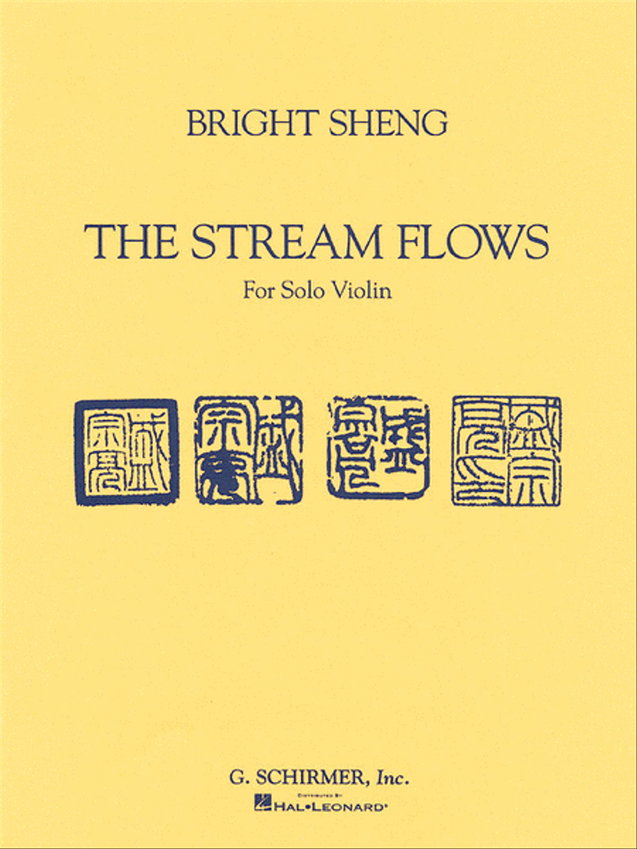 The Stream Flows by Bright Sheng Violin Solo - Sheet Music