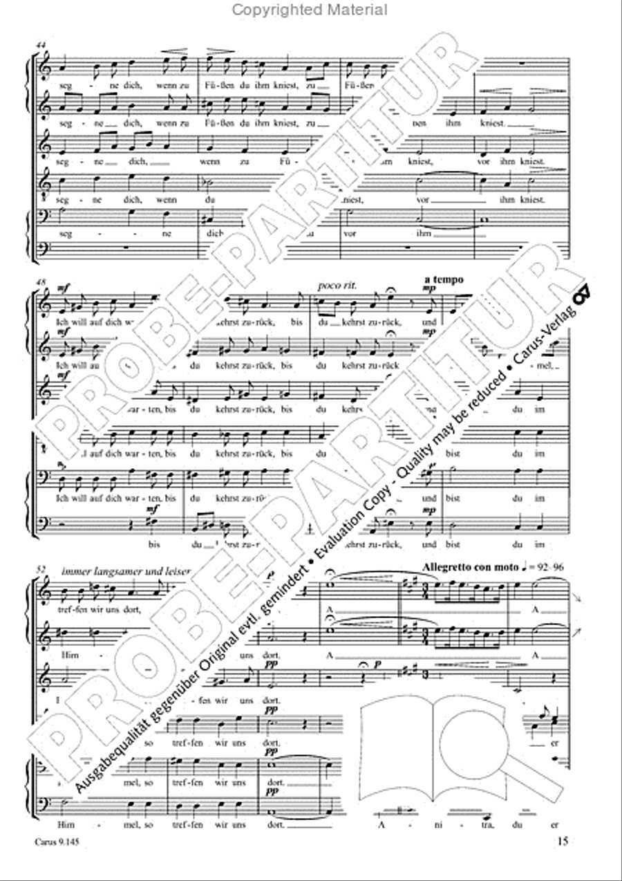 Gottwald/Grieg: Drei Lieder Choir scores gallery preview page 16