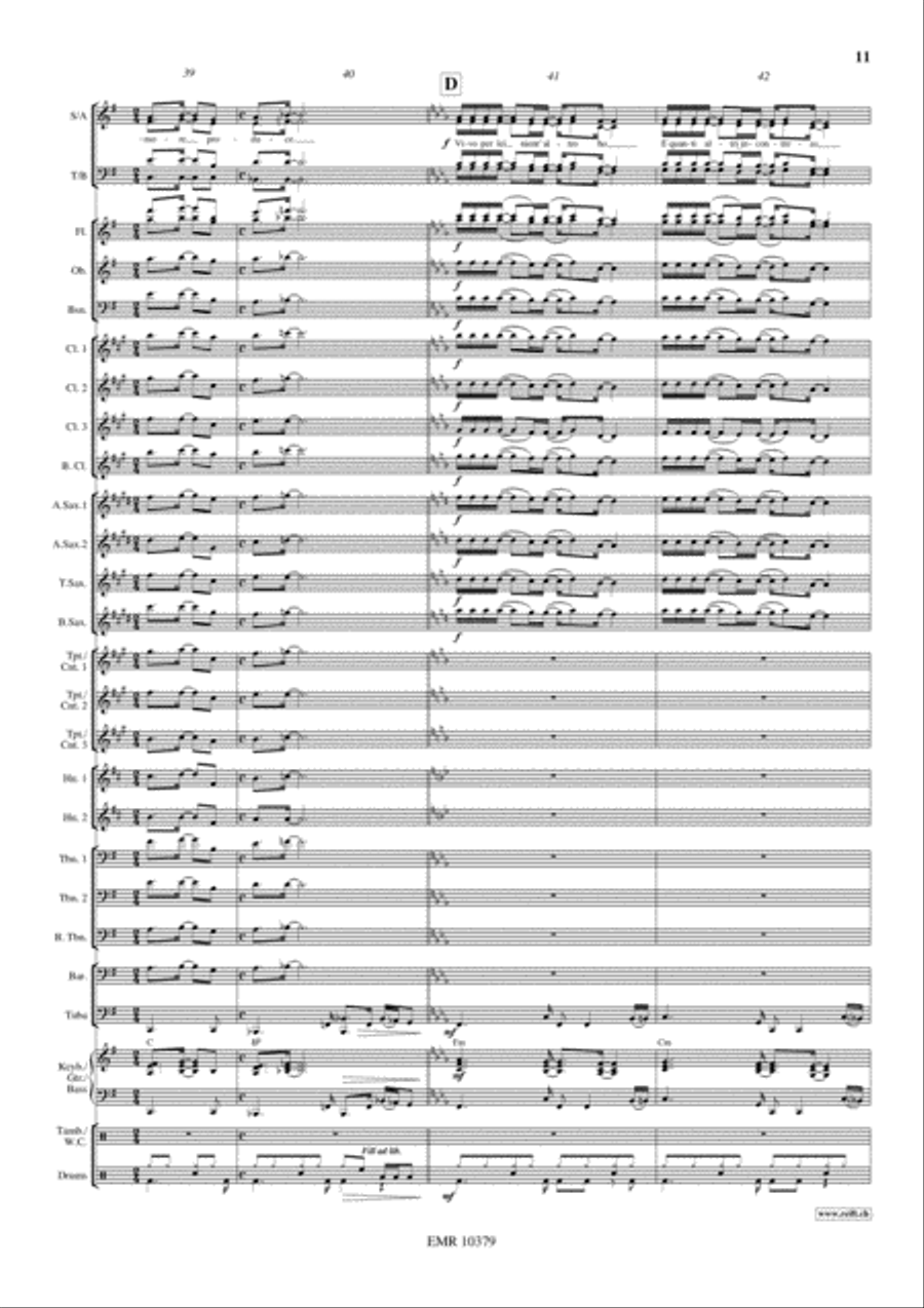 Vivo Per Lei Vivo Per Lei 4-Part scores gallery preview page 12