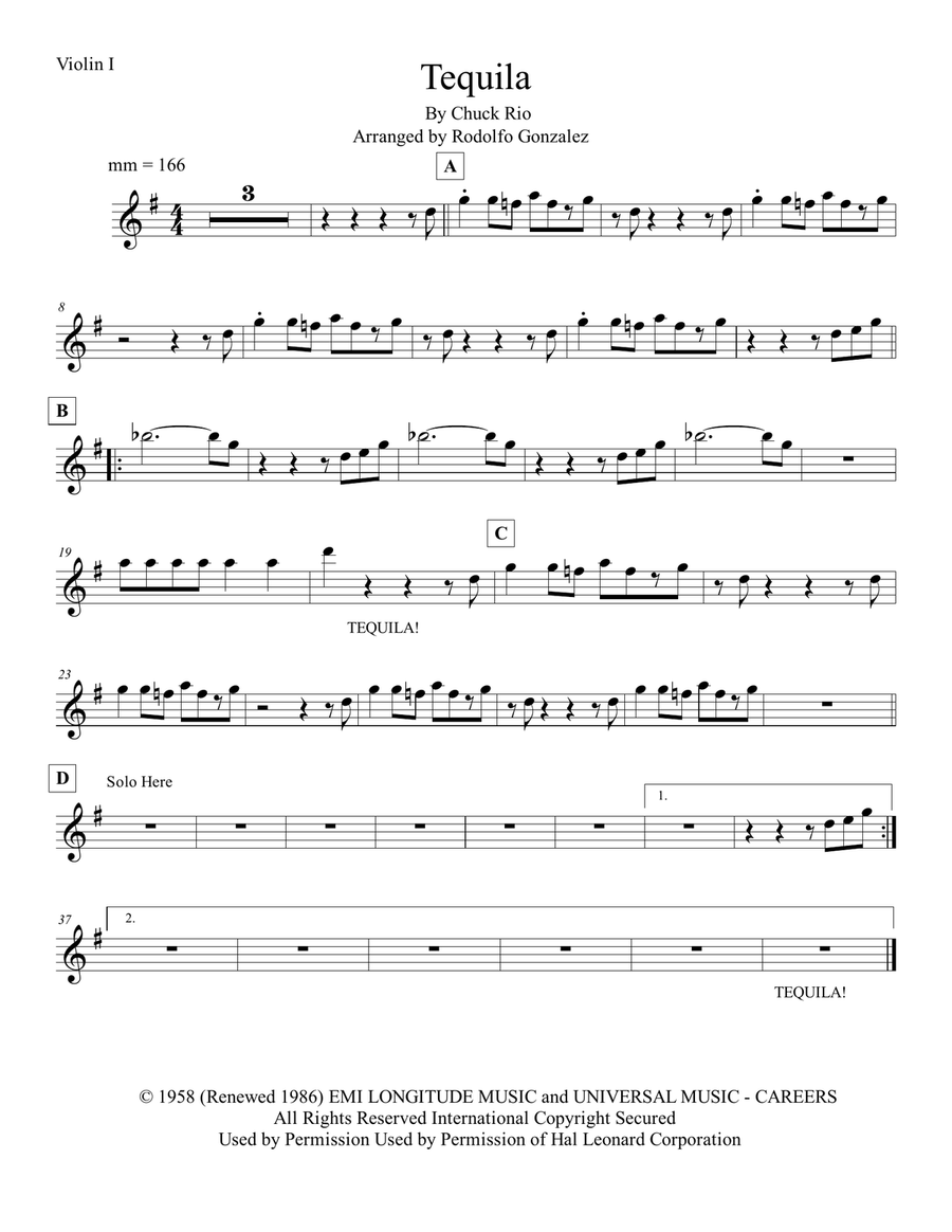 Tequila Small Ensemble scores gallery preview page 5