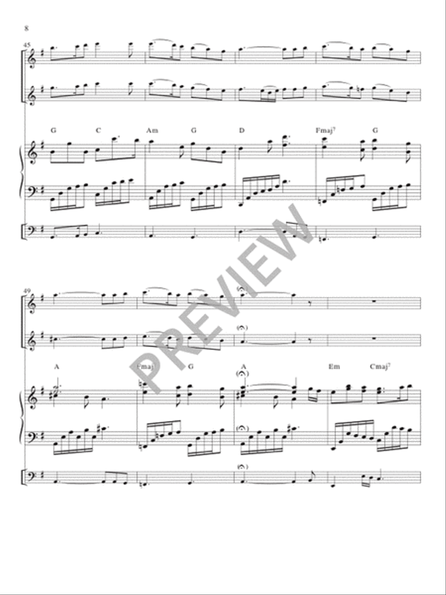 Music for Contemporary Ensemble - Volume 2 Guitar scores gallery preview page 8