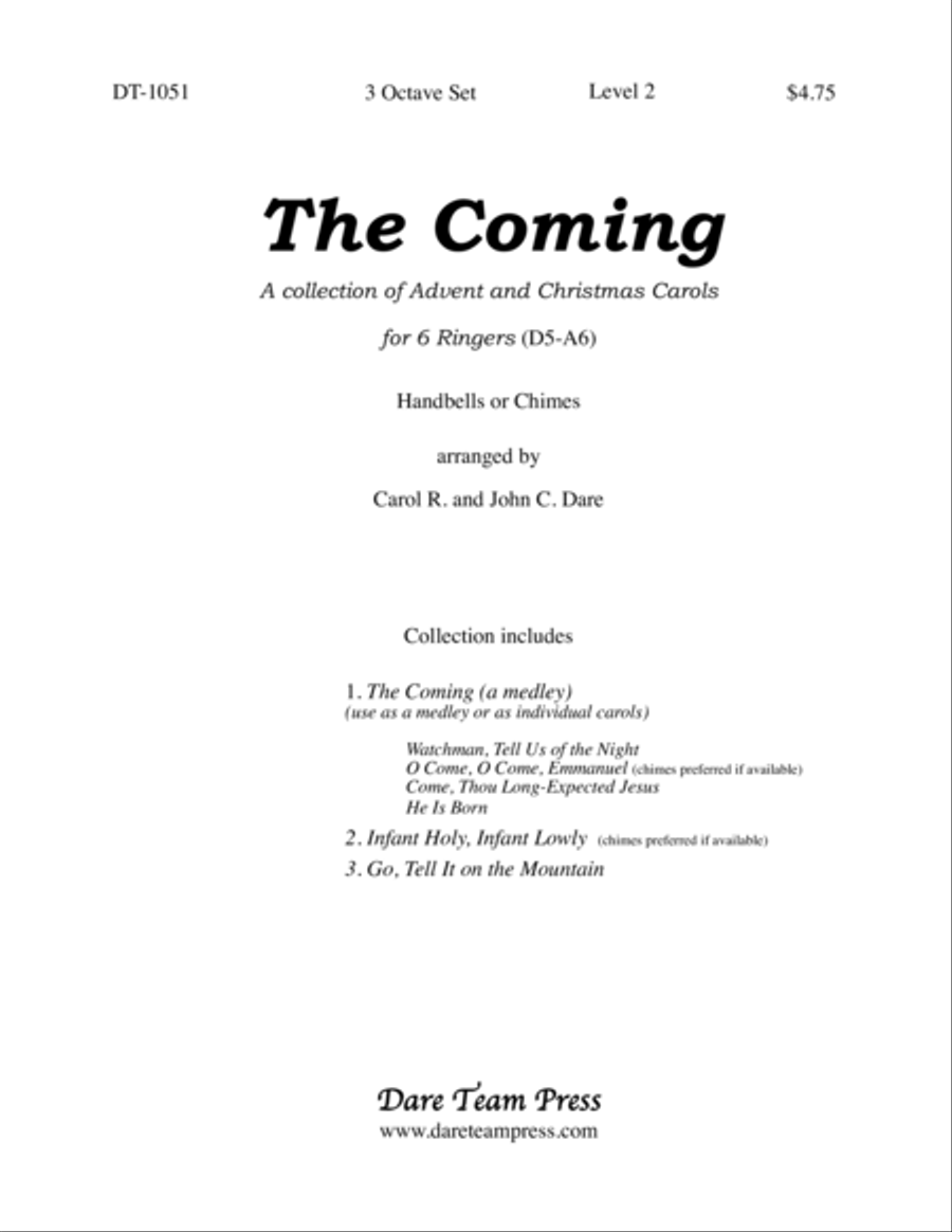 The Coming 3-Octaves scores gallery preview page 1
