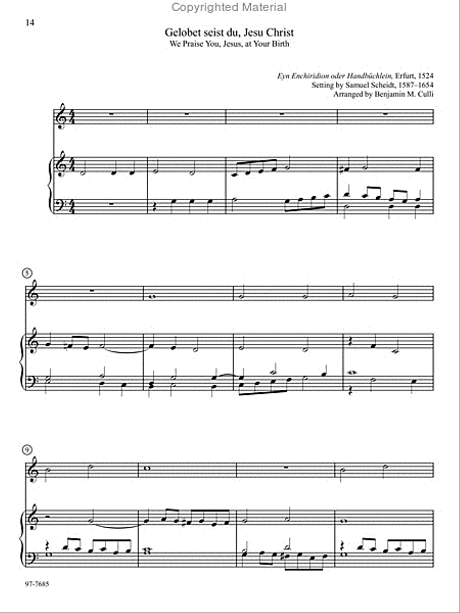 Duo Baroque: Classic Chorale Preludes Arranged for Keyboard and Any Solo Instrument, Vol. 2 Bassoon scores gallery preview page 4