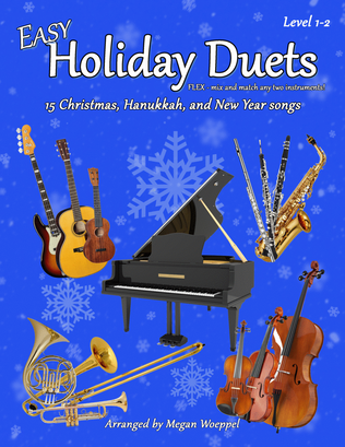 Book cover for Easy Holiday Duets - Ukulele
