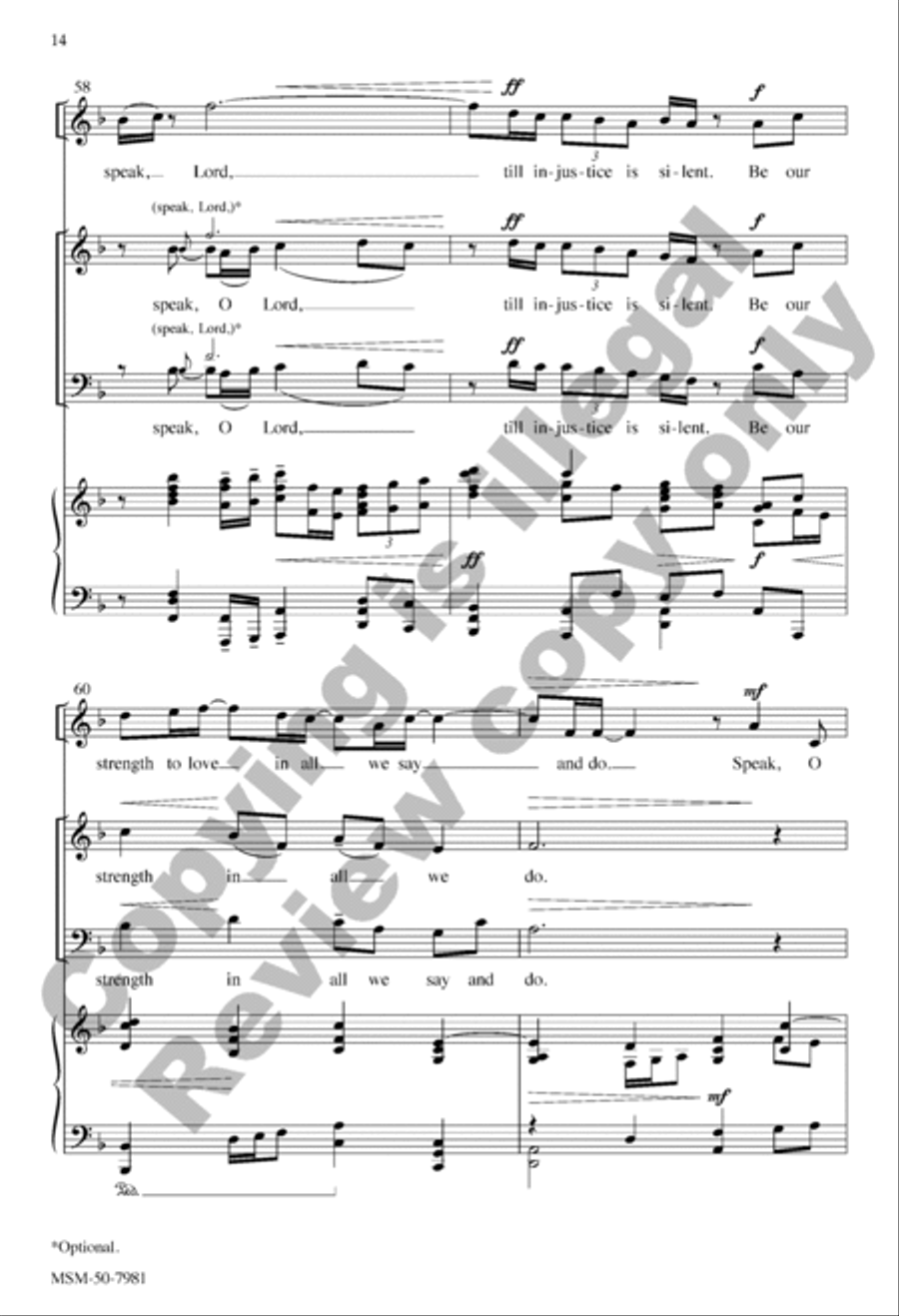 Speak, Lord 2-Part scores gallery preview page 13
