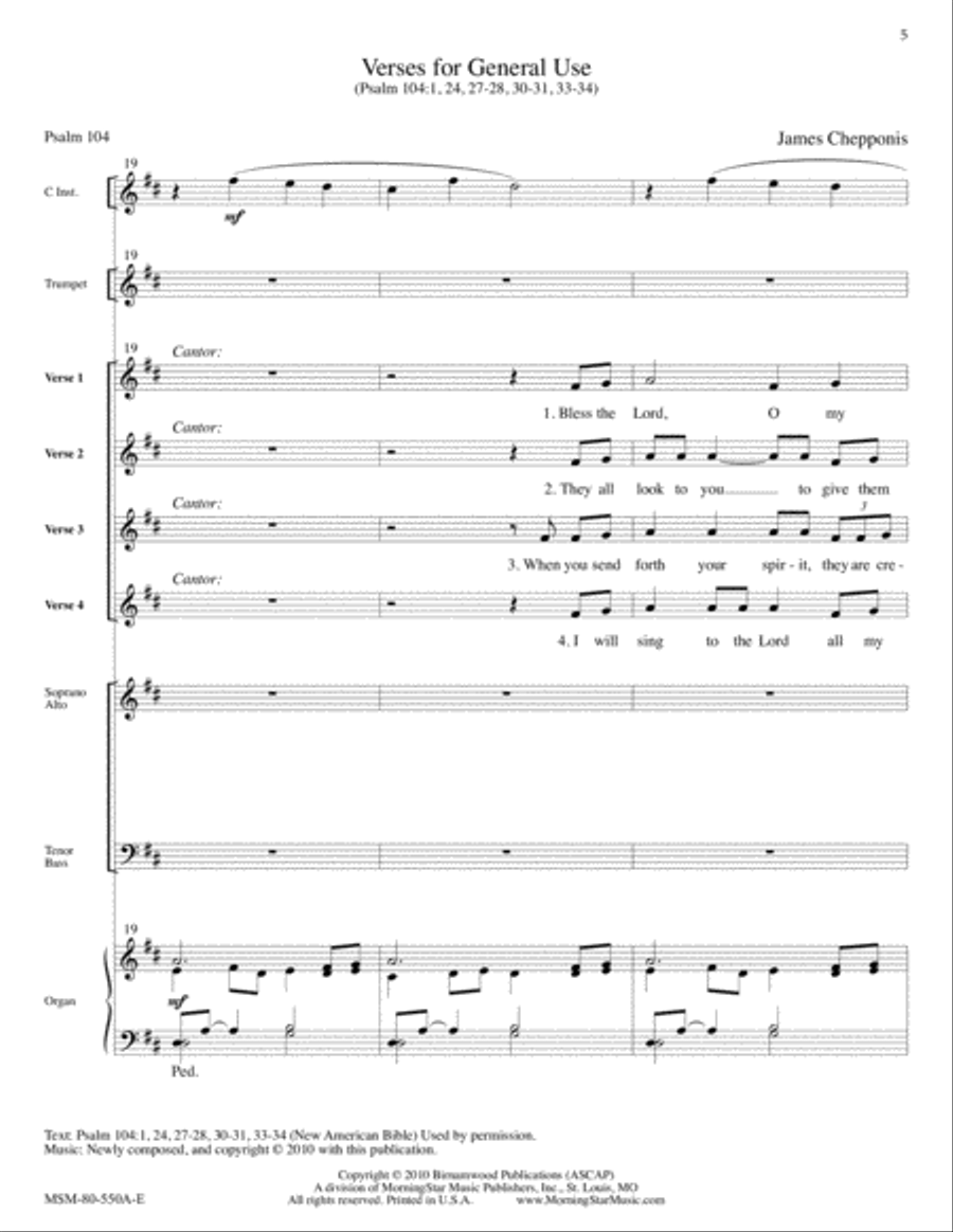 Lord, Send Out Your Spirit Choir scores gallery preview page 5