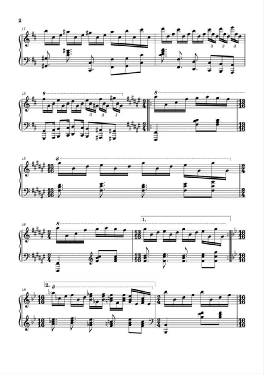 Firth Of Fifth Piano Solo scores gallery preview page 2