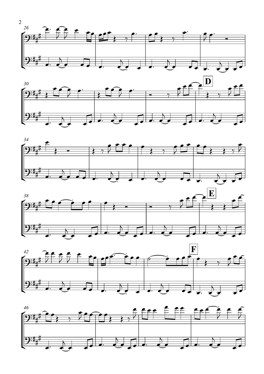 Stand By Me String Duet scores gallery preview page 2
