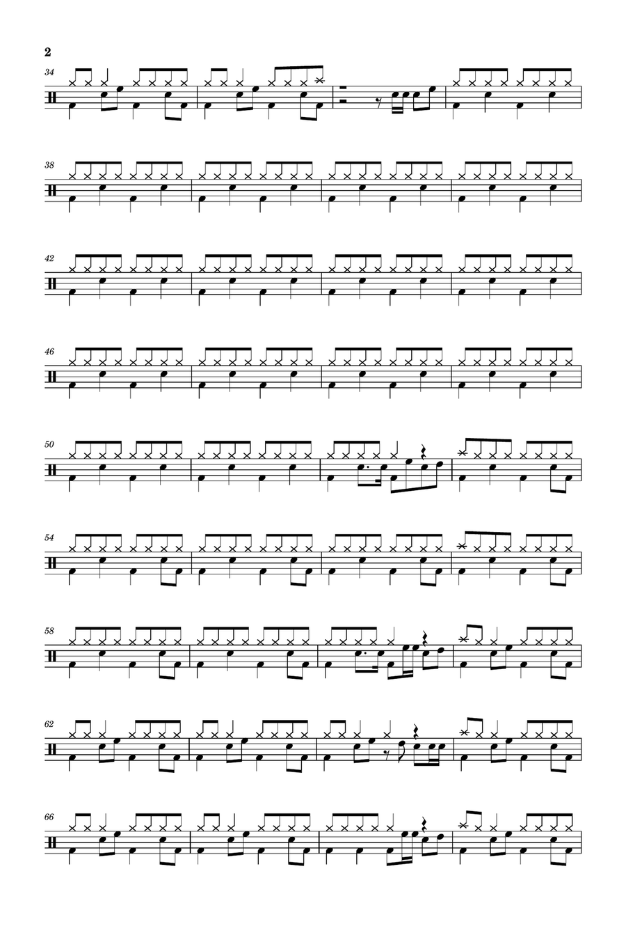 Lights Drum Set scores gallery preview page 2