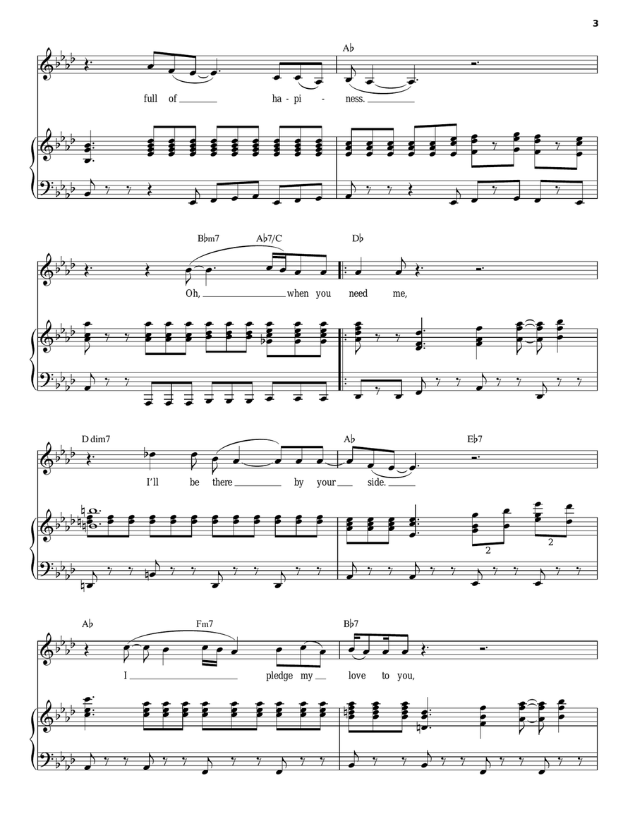My Dearest Darling Voice scores gallery preview page 3