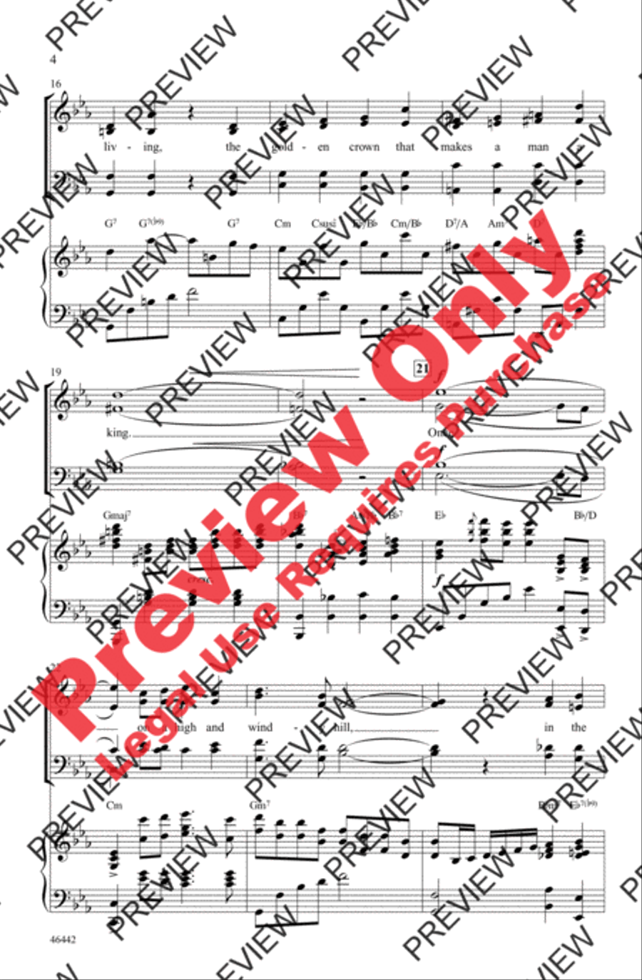 Love Is a Many Splendored Thing 4-Part scores gallery preview page 4