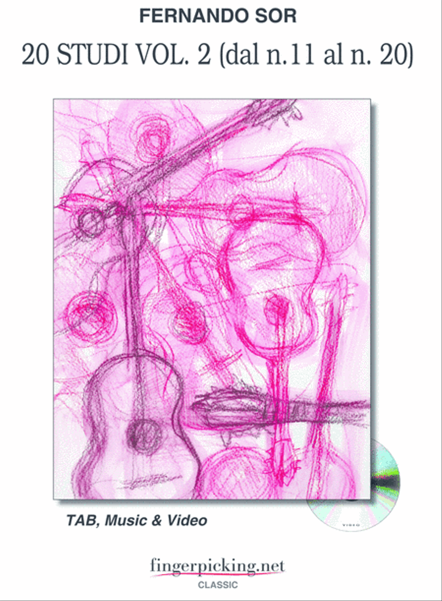 20 Studi - Vol. 2 (dal n. 11 al n. 20) Acoustic Guitar scores gallery preview page 1