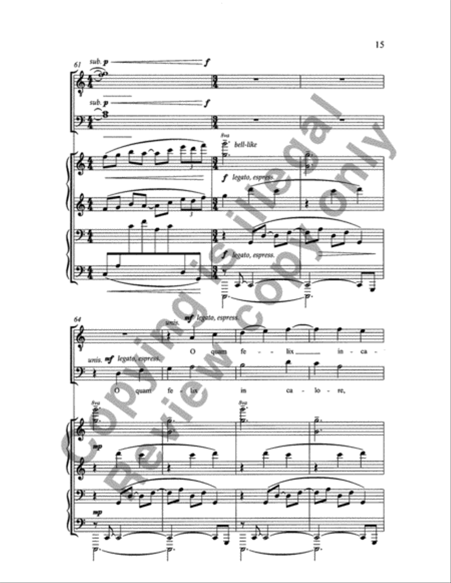 Carmina Juventutis: Drinking Song (Vinum bonum) TTBB scores gallery preview page 14