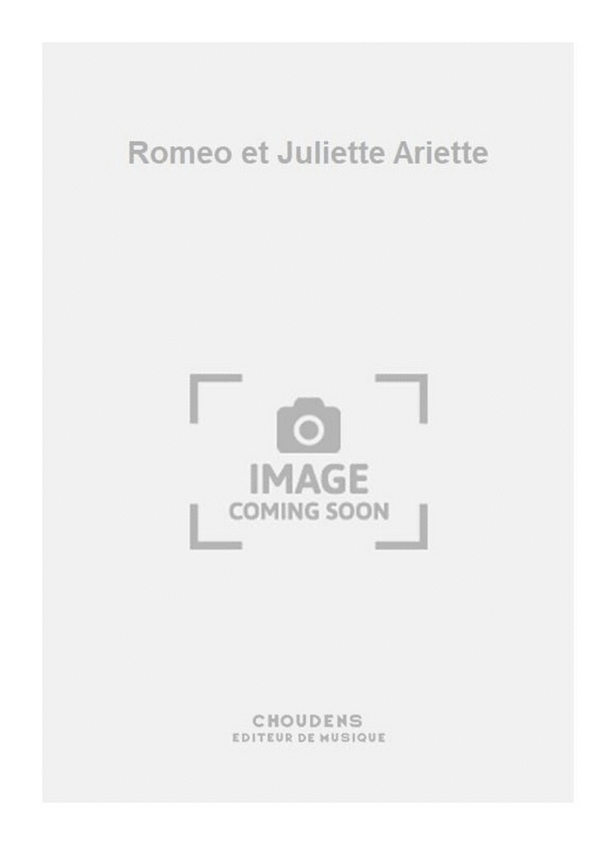 Romeo et Juliette Ariette Orchestra scores gallery preview page 1