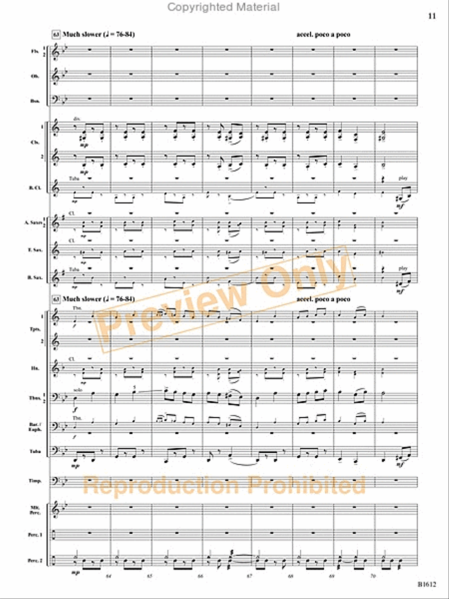 Hopak! Concert Band scores gallery preview page 12