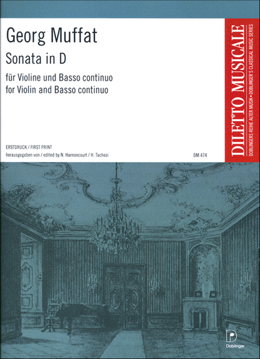 Sonata in D Violin Solo scores gallery preview page 1