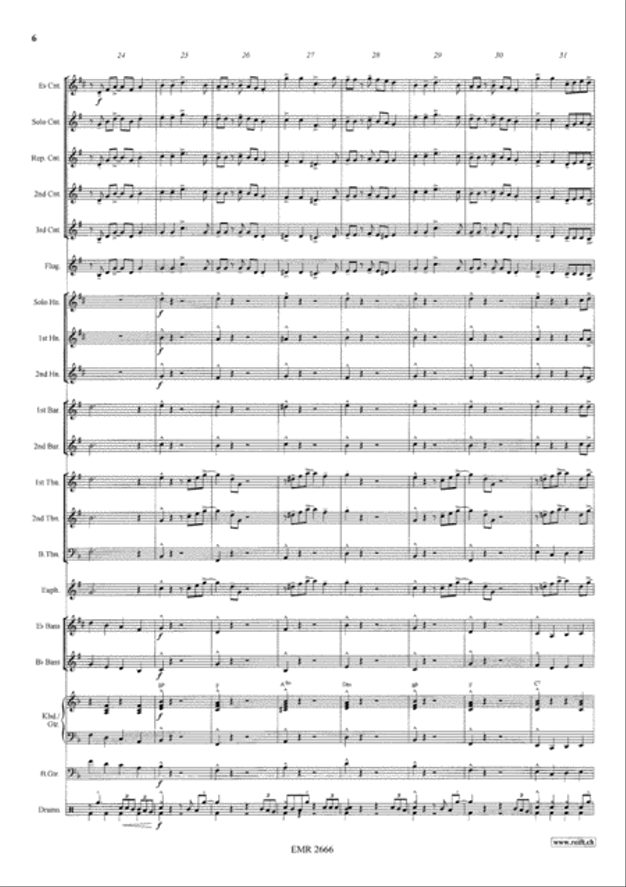 American Patrol Brass Band scores gallery preview page 7