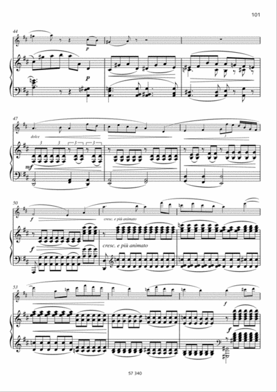 Romance Flute Solo scores gallery preview page 4