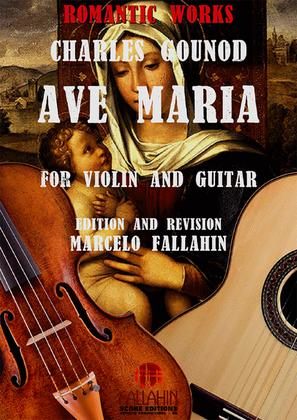 Book cover for AVE MARIA - GOUNOD - FOR VIOLIN AND GUITAR