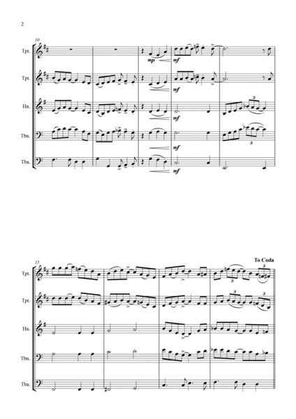 Cool Calm and Collected - For Brass Quartet by Kate Agioritis Brass Quartet - Digital Sheet Music