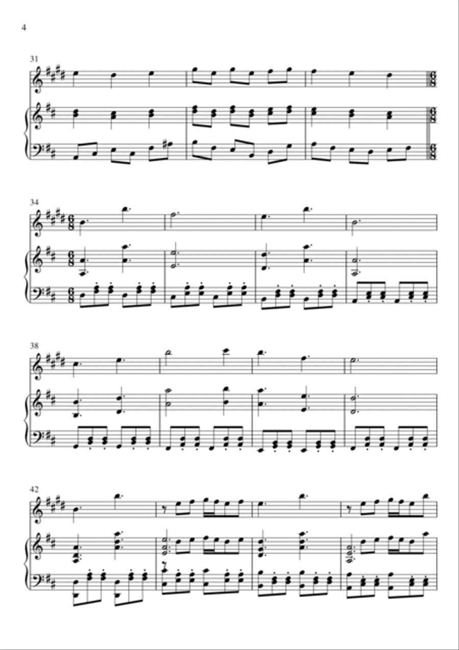 Fallen Down (from Undertale) Small Ensemble scores gallery preview page 4