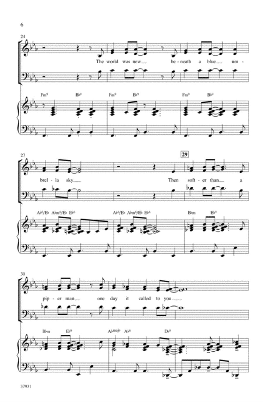 Summer Wind Summer Wind Choir scores gallery preview page 5