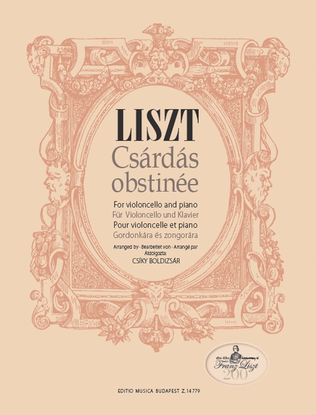 Book cover for Csardas obstinee