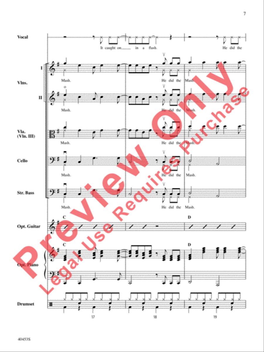 Monster Mash String Orchestra scores gallery preview page 8
