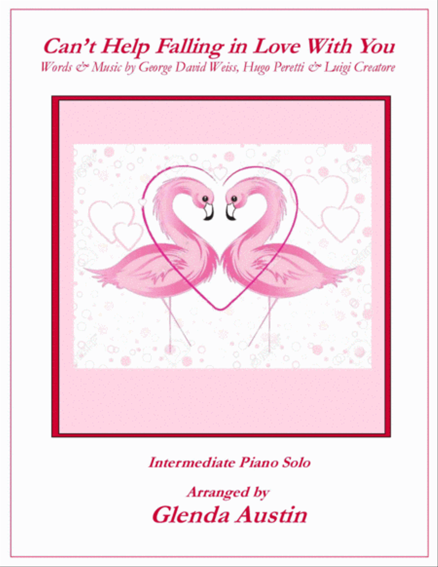 Can't Help Falling In Love Piano Solo scores gallery preview page 1