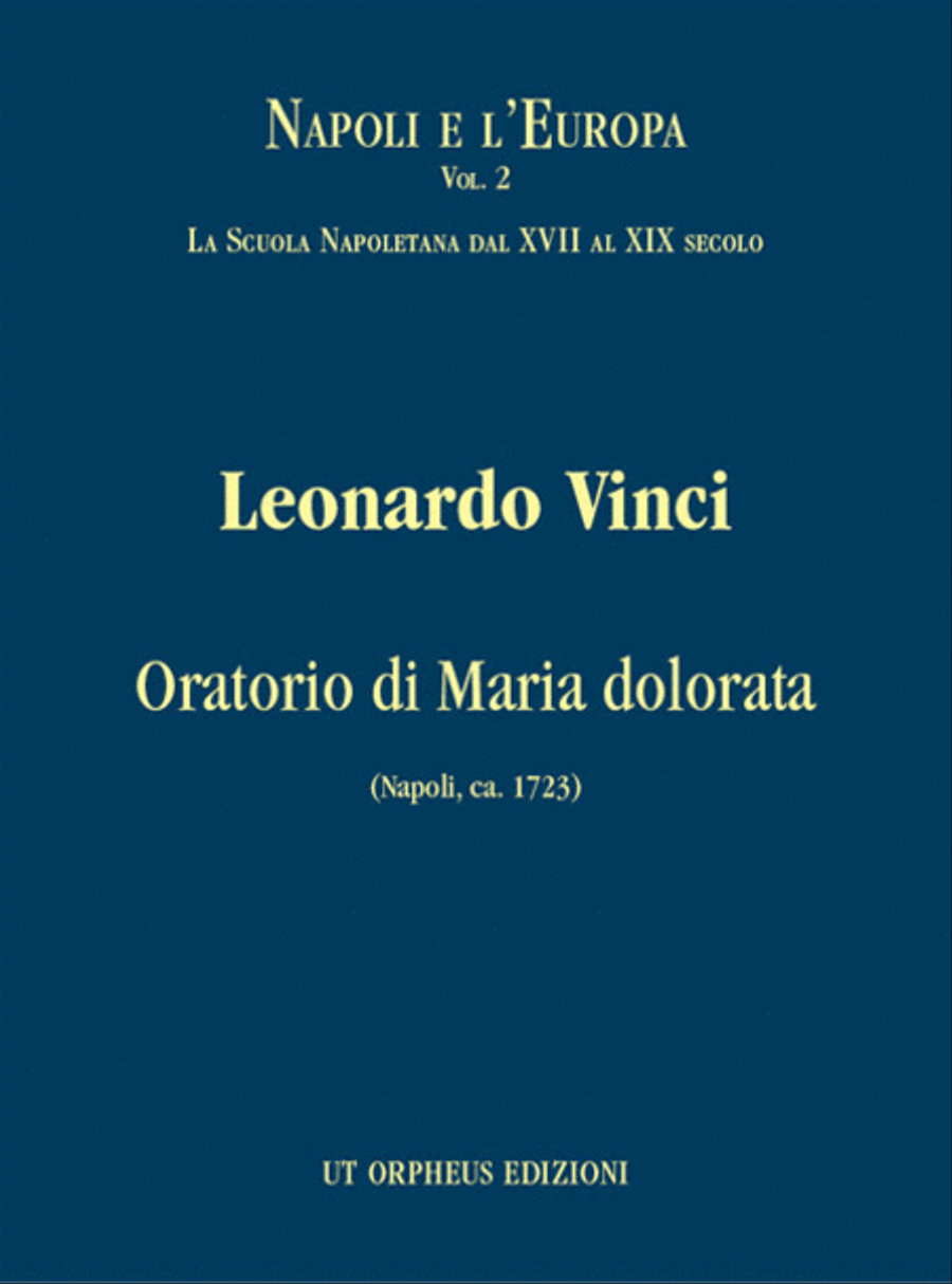 Oratorio di Maria dolorata (Napoli, ca. 1723) for 5 Voices, Choir and Instruments. Critical Edition Choir scores gallery preview page 1