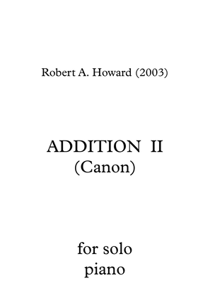 Addition II (Canon)