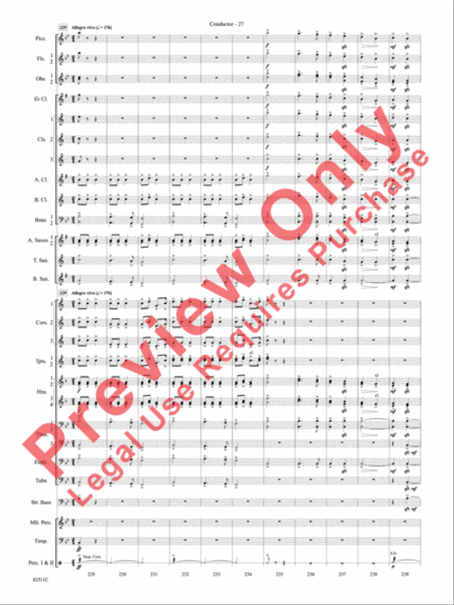 A Christmas Festival Concert Band scores gallery preview page 30
