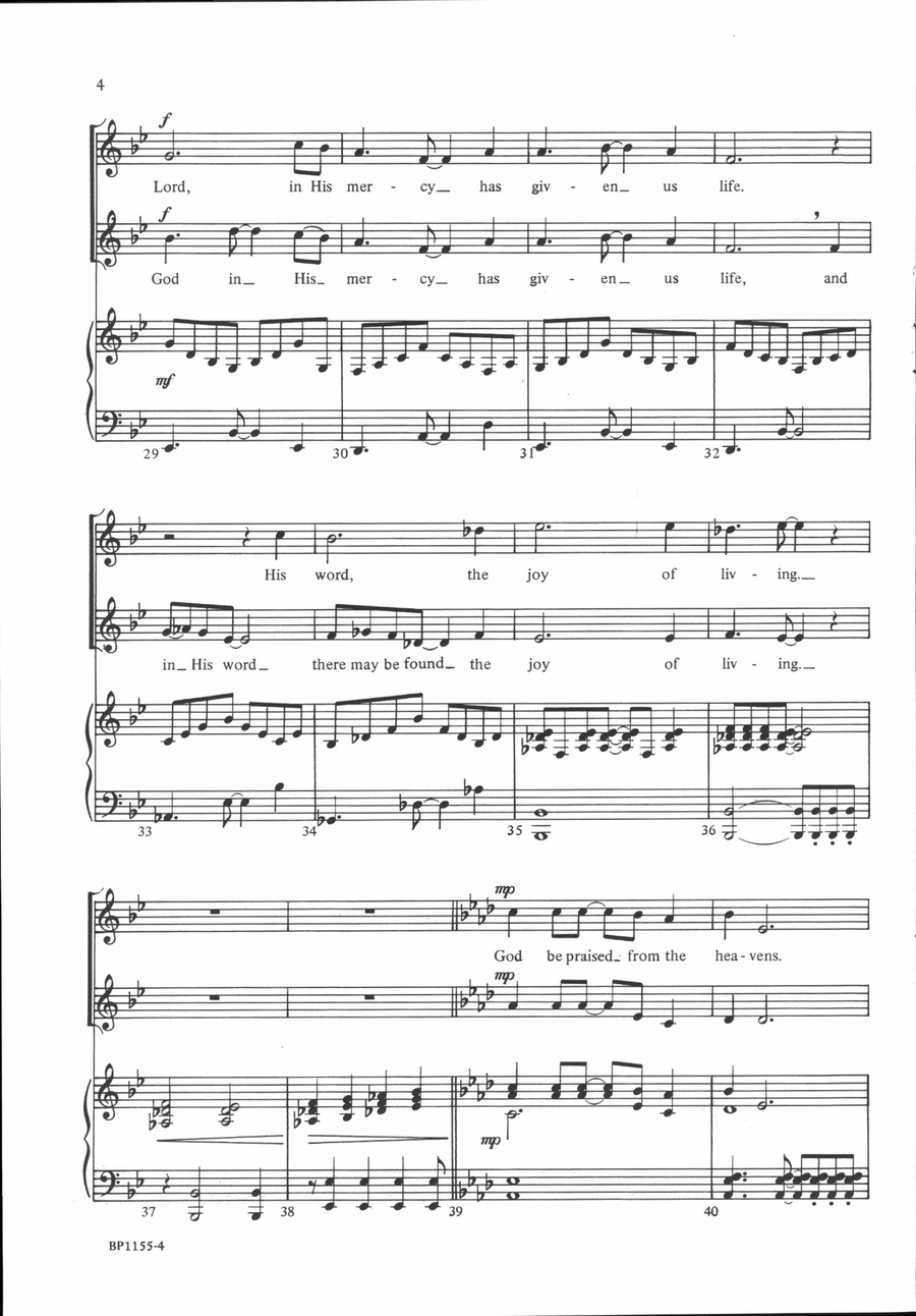 Clap Hands, Be Glad! 2-Part scores gallery preview page 4