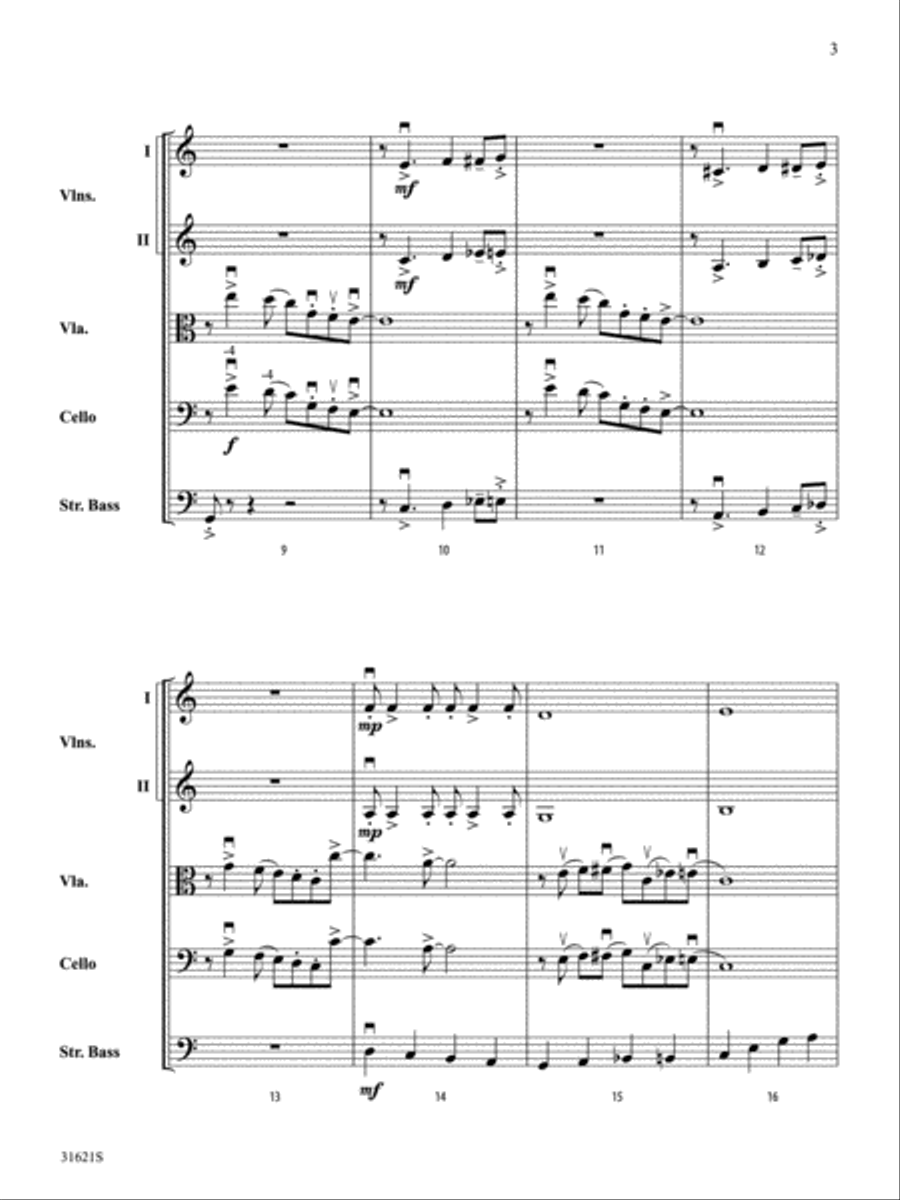 Don't Get Around Much Anymore String Orchestra scores gallery preview page 3