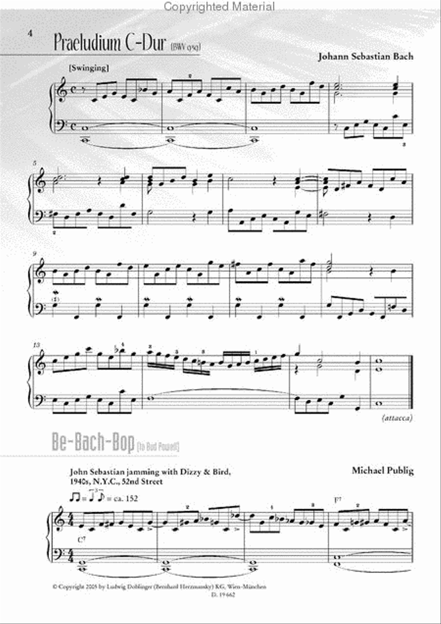 Jazz on! Bach Jazz on! Bach Piano scores gallery preview page 2