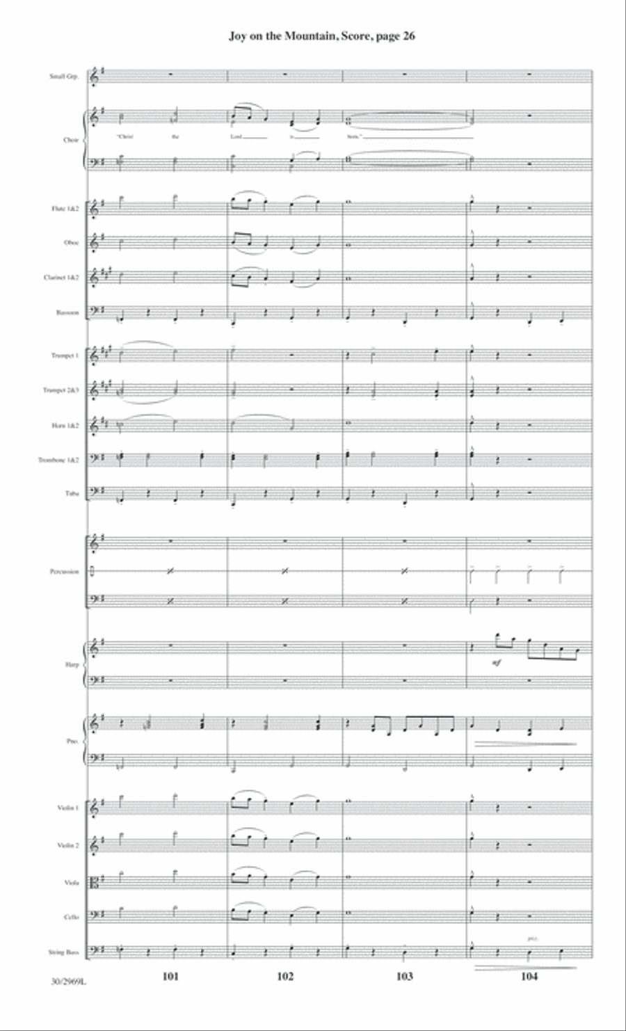 The Heart of Christmas - Full Score Choir scores gallery preview page 155