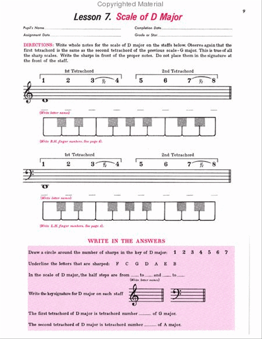 Scale Speller Piano Method scores gallery preview page 2