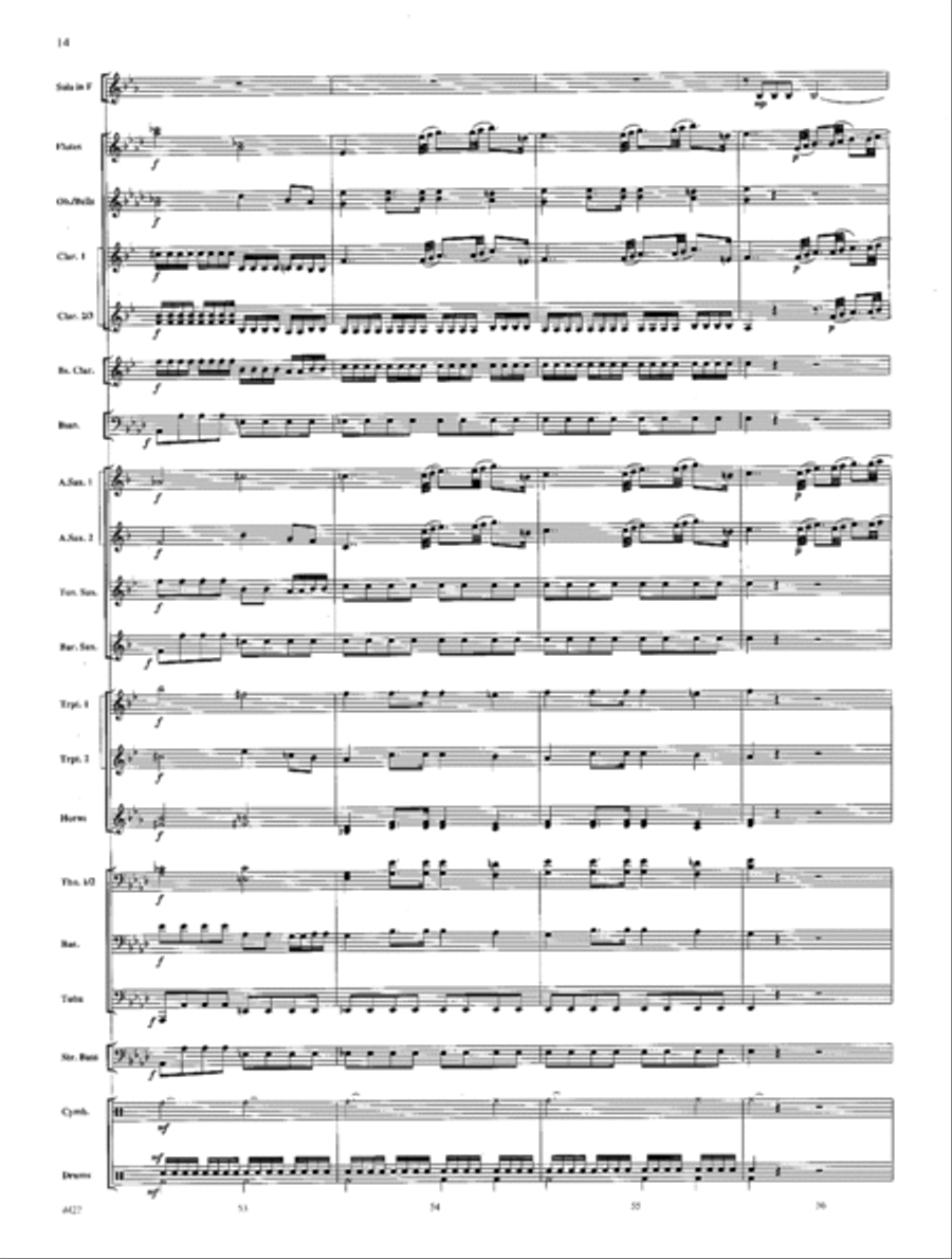 Romanza Concert Band scores gallery preview page 13