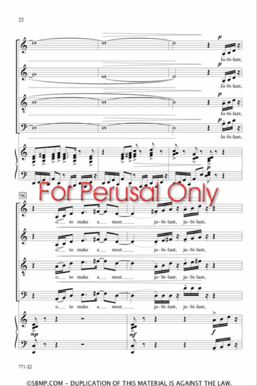 My Spirit Is Uncaged - SATB Octavo 4-Part scores gallery preview page 21