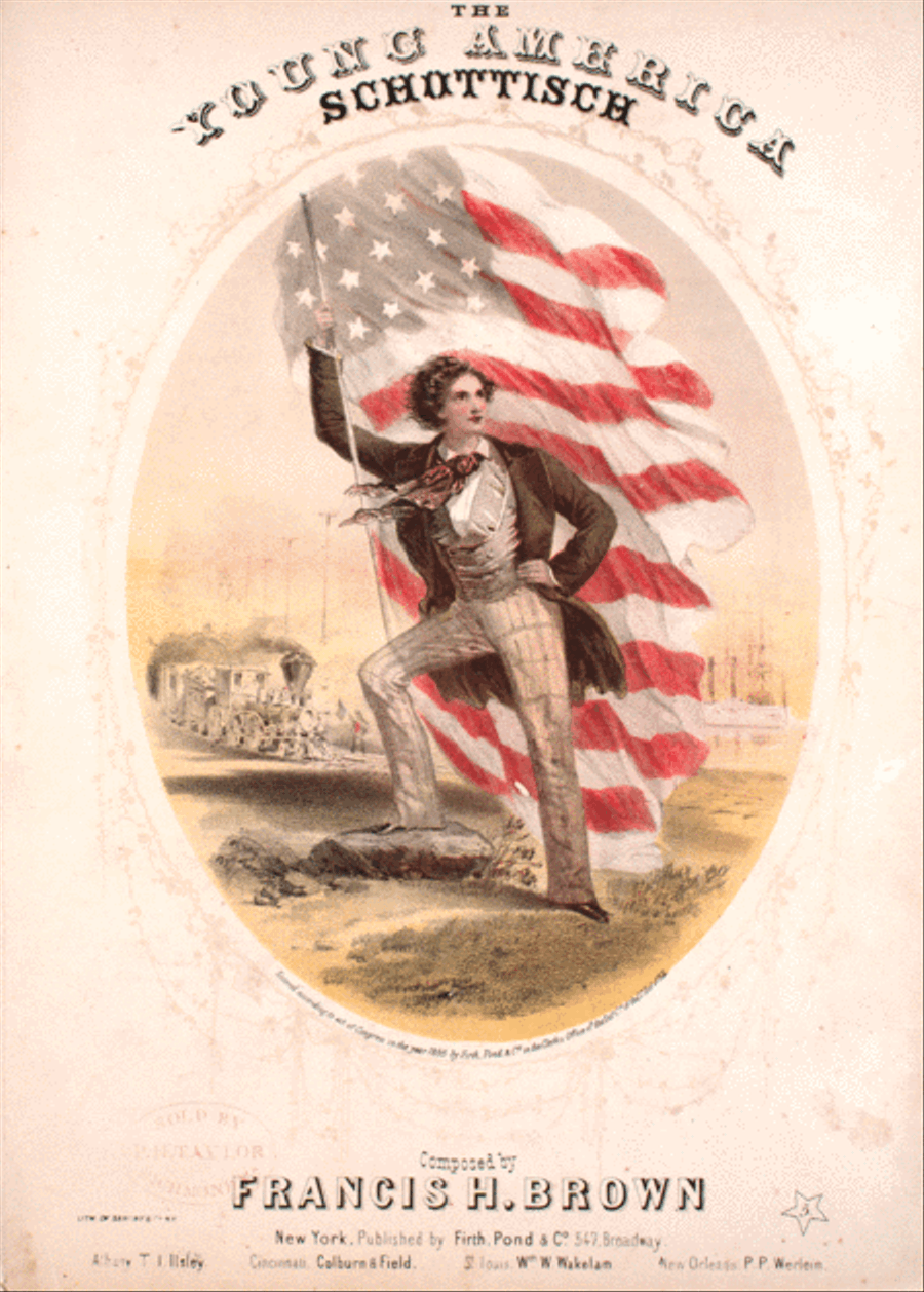 The Young America Schottisch Piano Solo scores gallery preview page 1