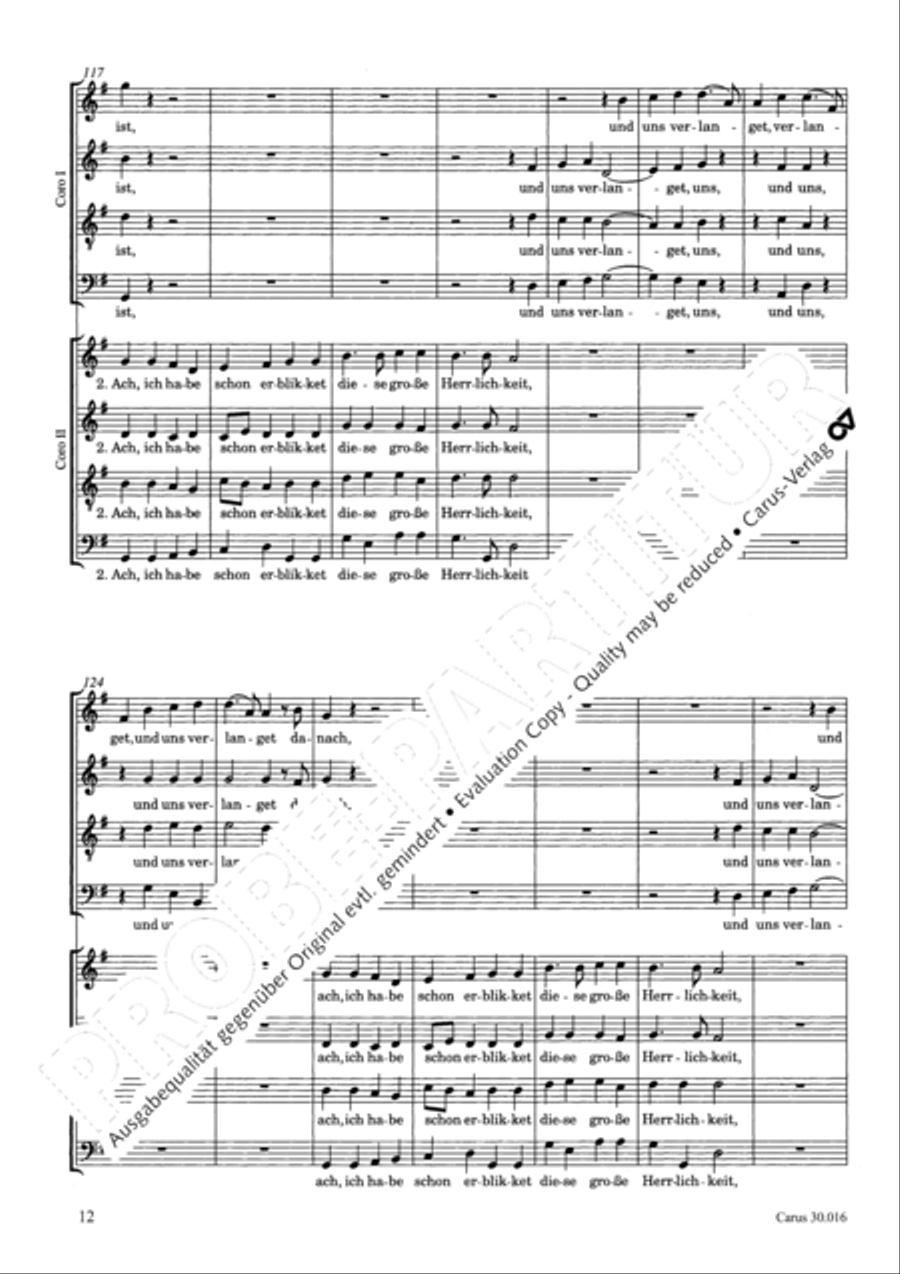 Wir wissen, so unser irdisches Haus 4-Part scores gallery preview page 13