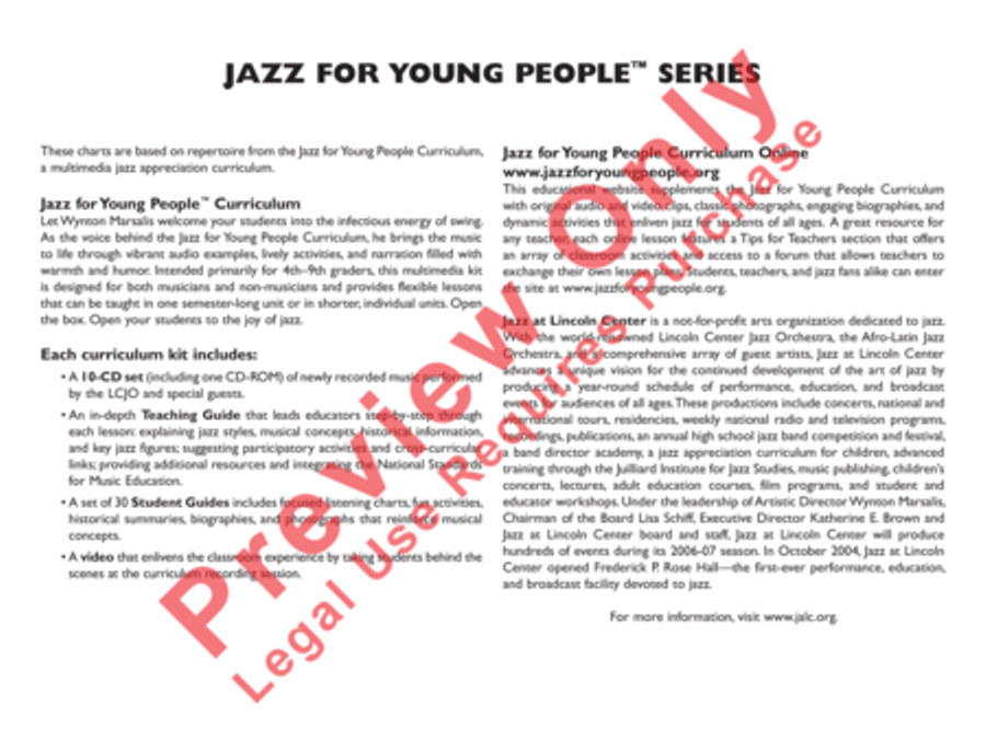 Amazing Grace (Score only) Jazz Ensemble scores gallery preview page 4