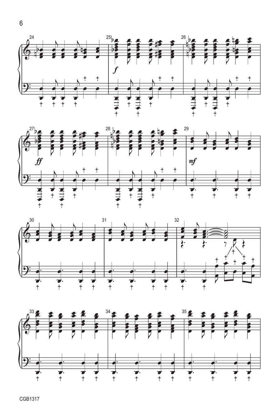 Tongues of Flame Handbell Choir scores gallery preview page 6