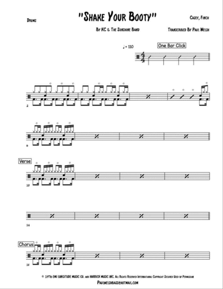 Shake Your Booty Small Ensemble scores gallery preview page 3