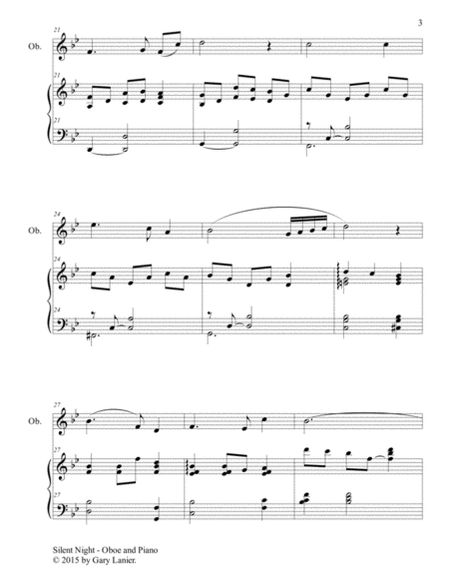 CHRISTMAS OBOE (6 Christmas songs for Oboe & Piano with Score/Parts) image number null