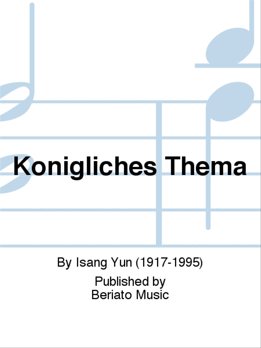 Konigliches Thema Konigliches Thema Violin Solo scores gallery preview page 1