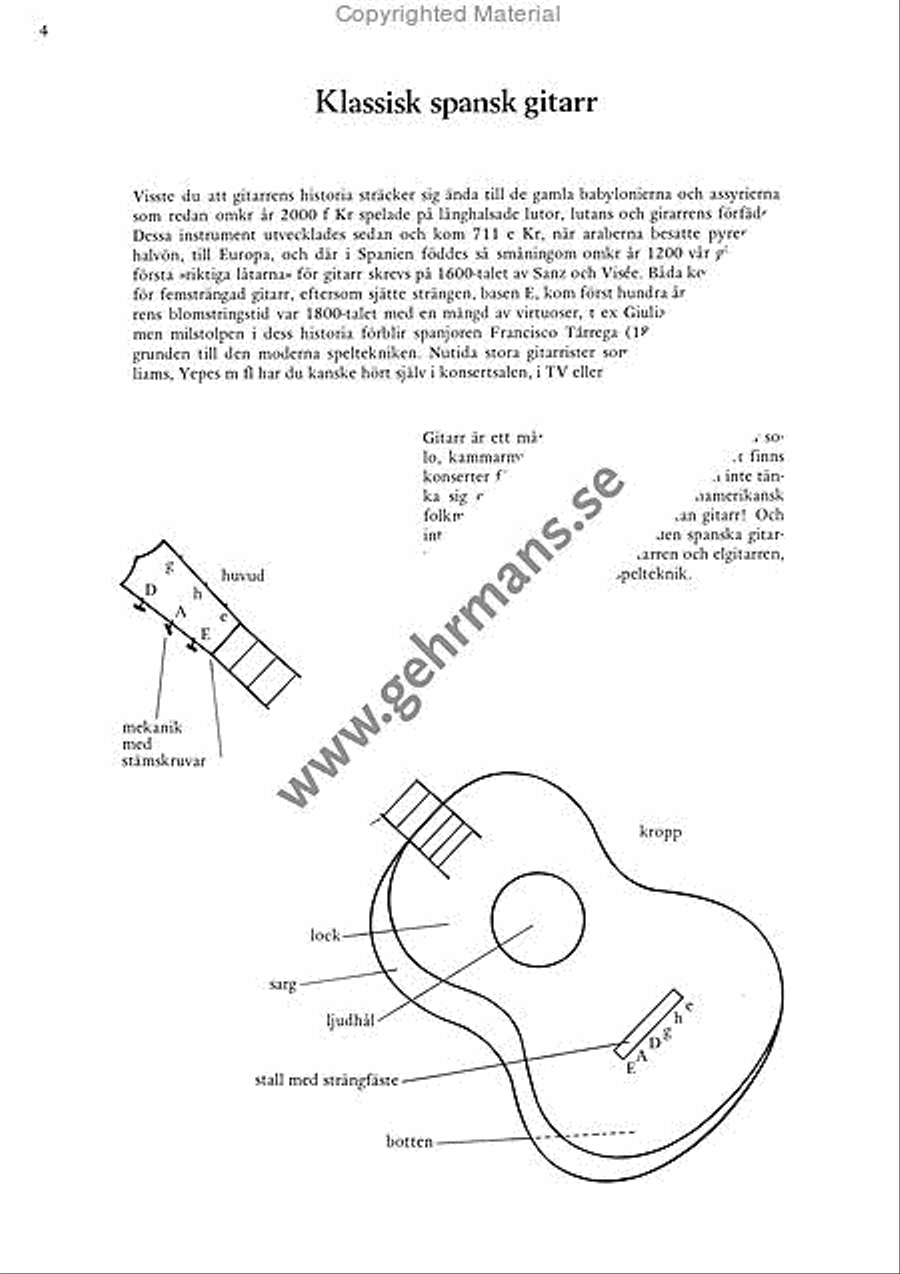 Lar dig spela gitarr 1 Guitar scores gallery preview page 3