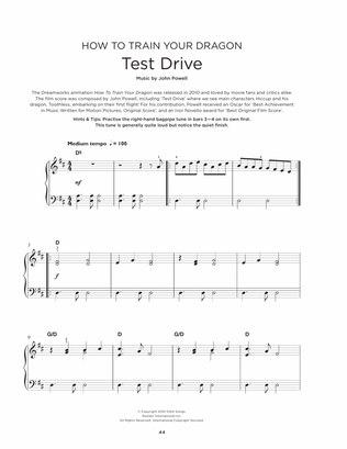 Test Drive (from How To Train Your Dragon)