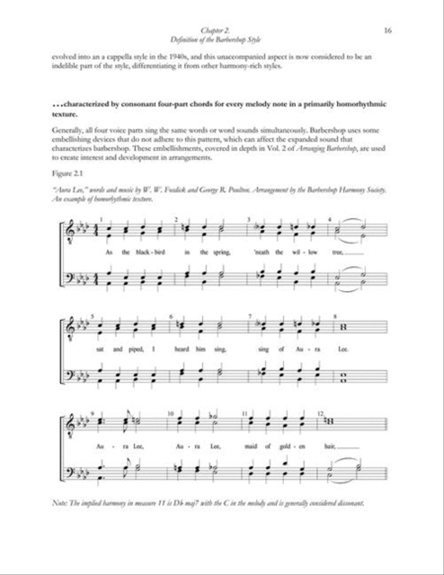 Arranging Barbershop A Cappella scores gallery preview page 7