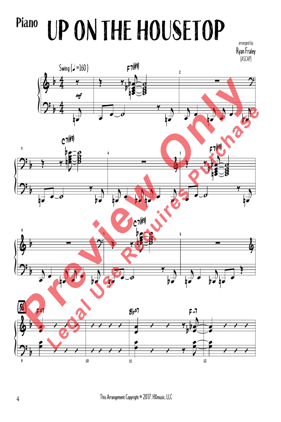 Charting the Course Christmas Collection, Piano Book Jazz Ensemble scores gallery preview page 3